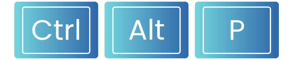 Ctrl + Alt + P image