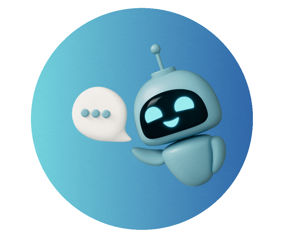 AI Animated Icon to represent chatbots and AI assistants