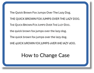 Change Case in Word Link