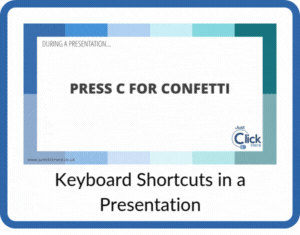 Keyboard Shortcuts in a Presentation Link