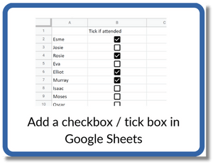 JCH Checkbox in Sheets images