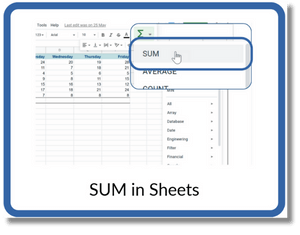 SUM in Sheets image